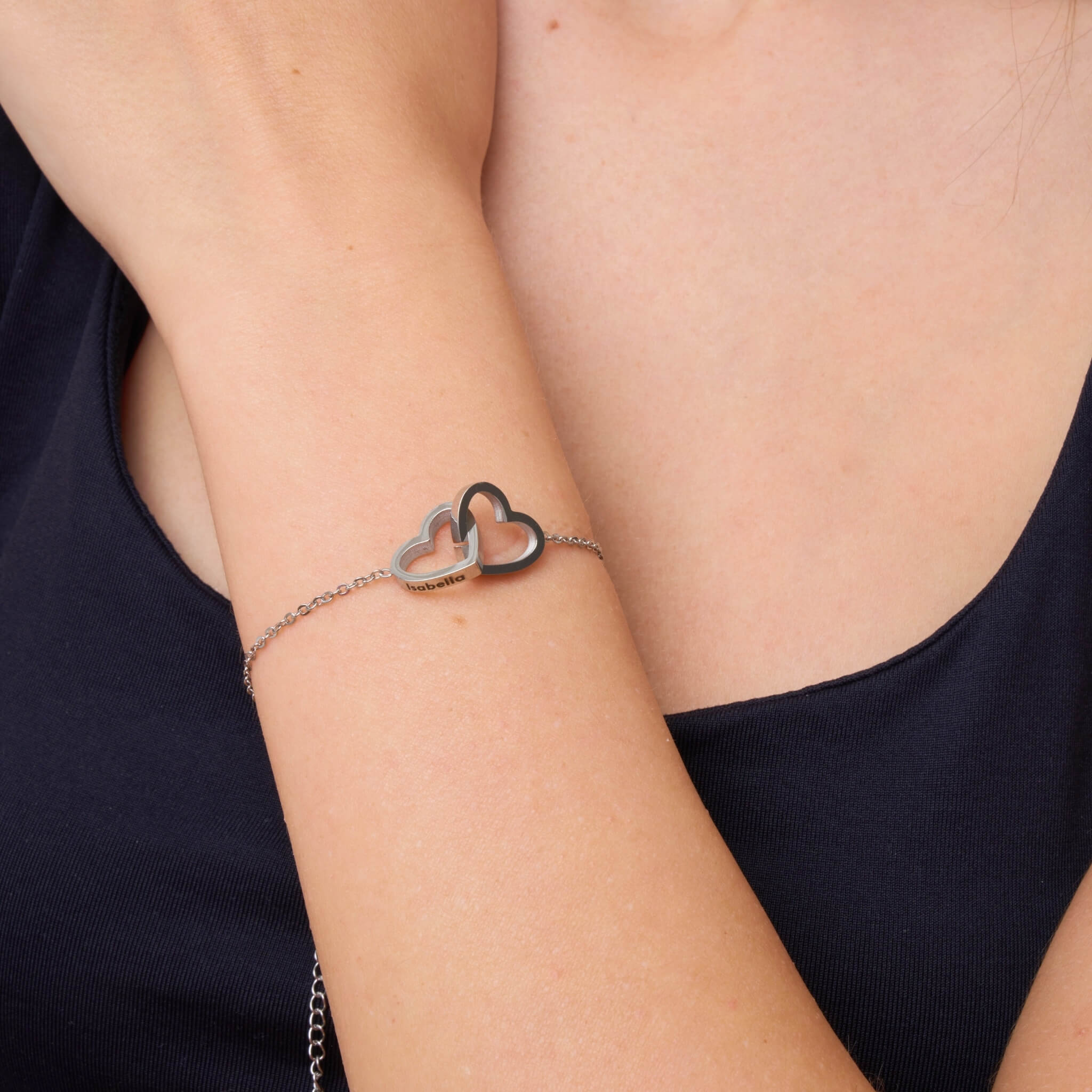 Personalisiertes Herz Armband