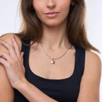 Personalized padlock necklace