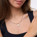 Personalized padlock necklace