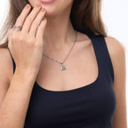 Personalized padlock necklace