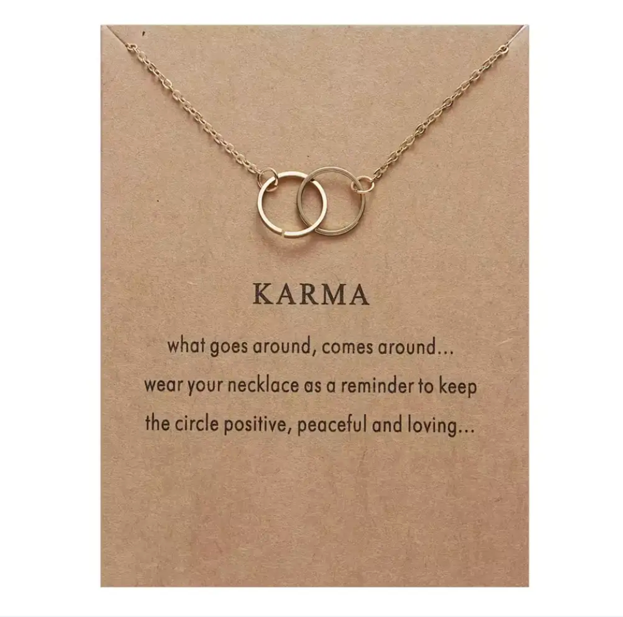 Karma Circle Halskette