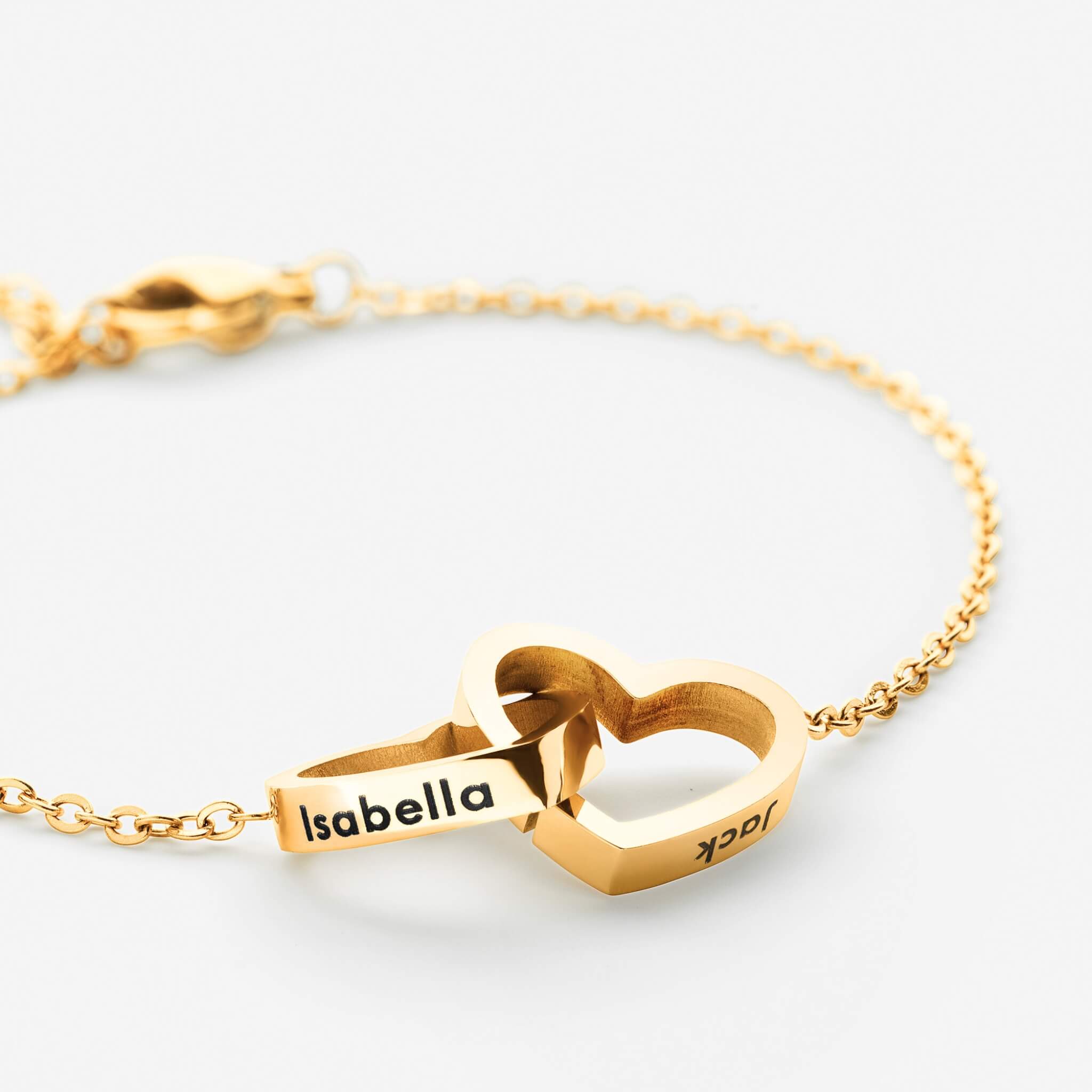 Personalized Heart Bracelet