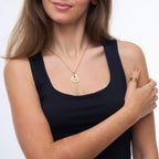 Personalized heart necklace