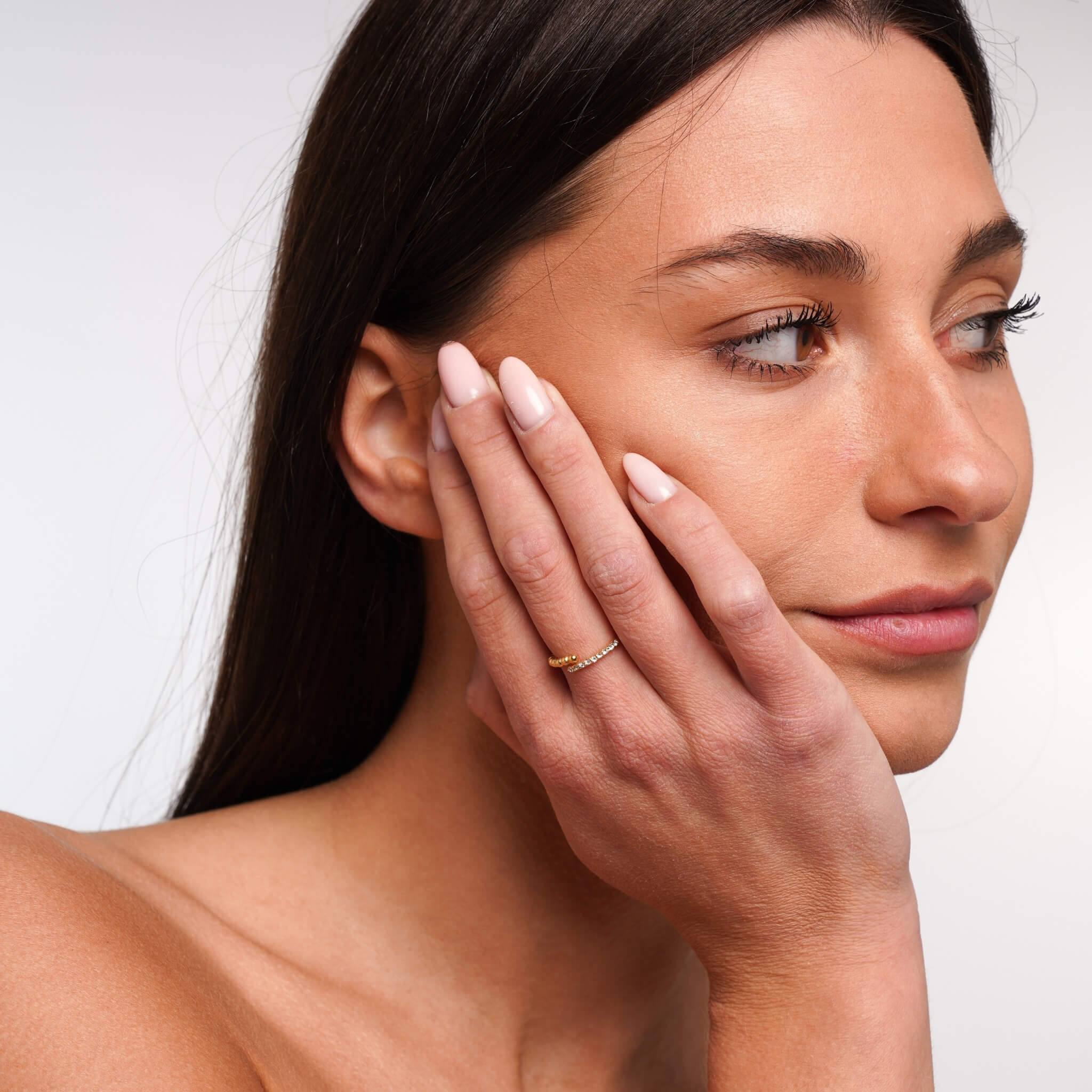 Pearl &amp; Crystal Ring