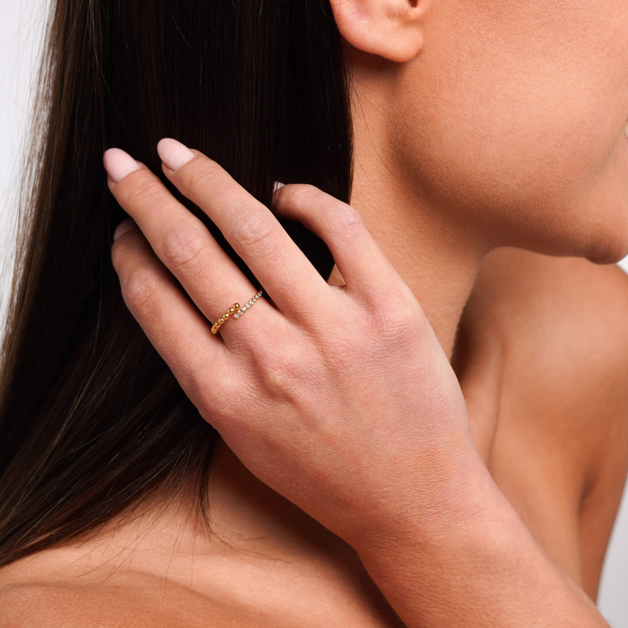 Pearl &amp; Crystal Ring