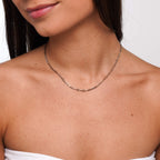Fine link necklace