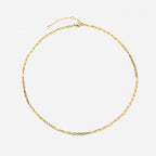Fine link necklace