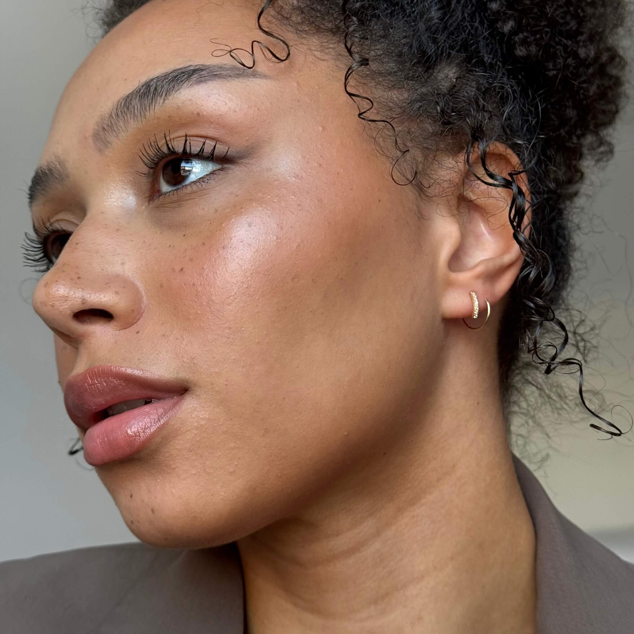 Kristall Doppel Ohrringe