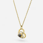 Personalized photo heart necklace