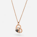 Personalized photo heart necklace