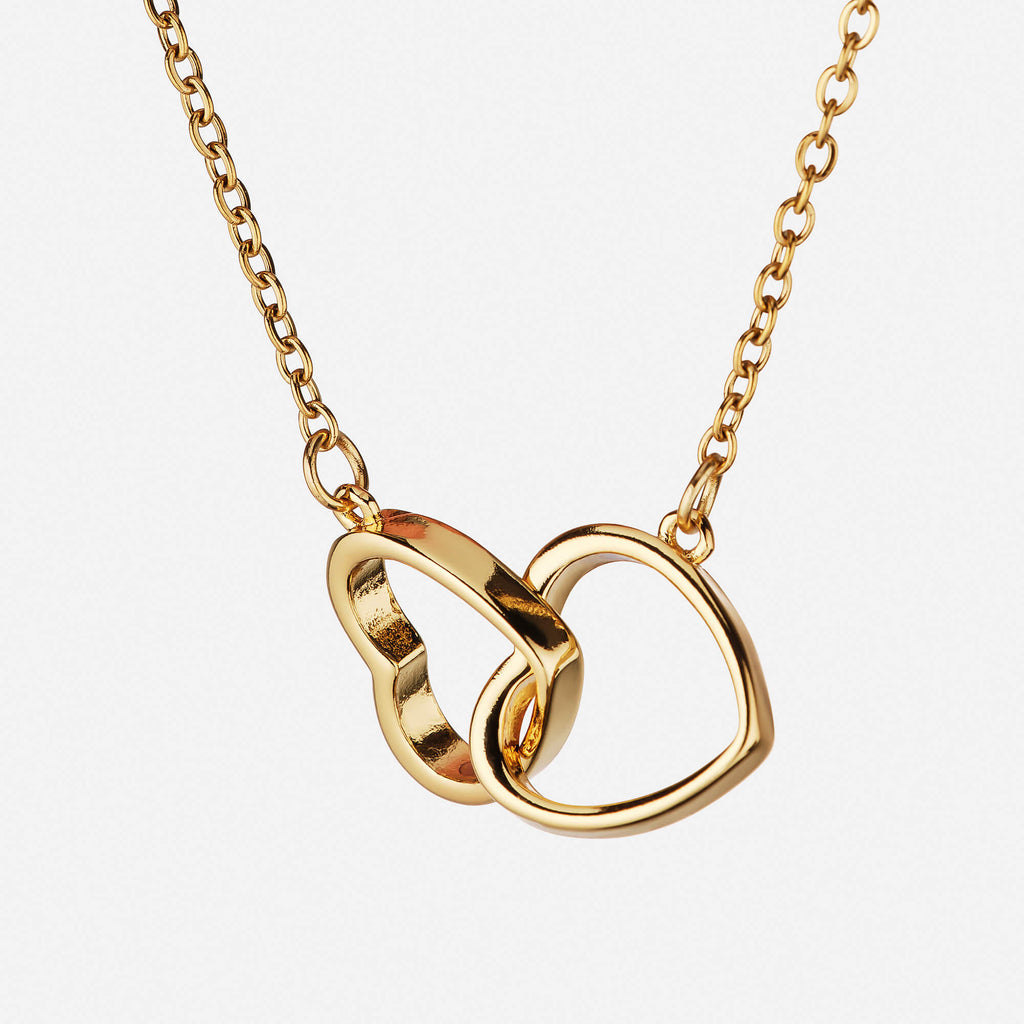 Two-heart necklace