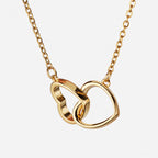 Two-heart necklace
